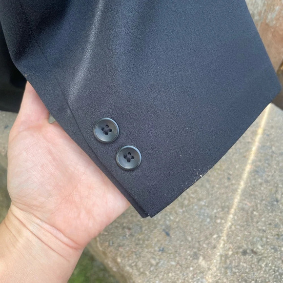 J Ferrar Black Men’s Blazer Sport Coat Business Attire 44L - Picture 7 of 11